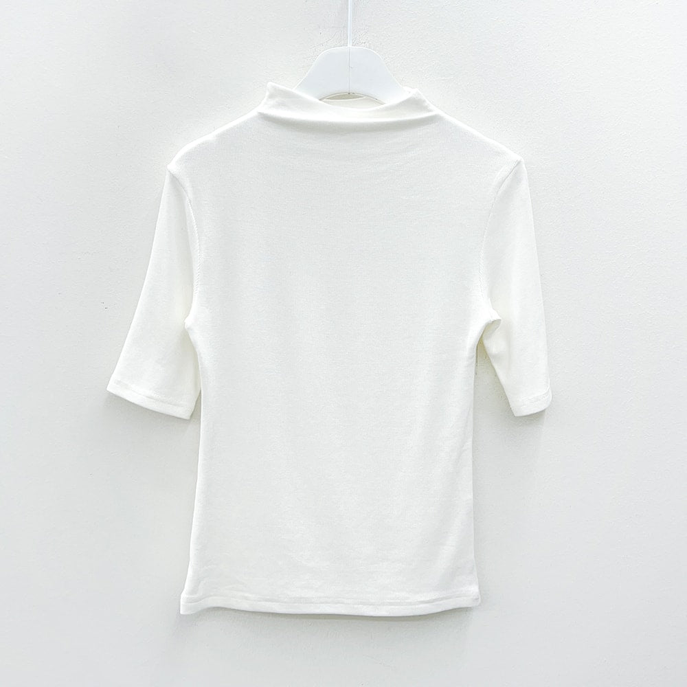 Half Turtleneck Short Sleeve T-shirt L1002