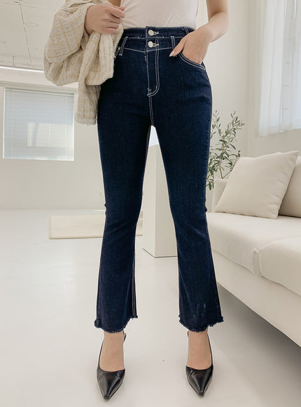 High Waist Bootcut Jeans IM12