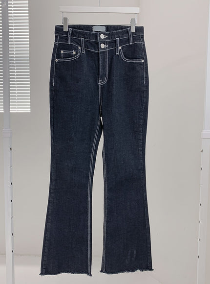 High Waist Bootcut Jeans IM12