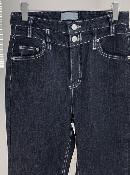 High Waist Bootcut Jeans IM12