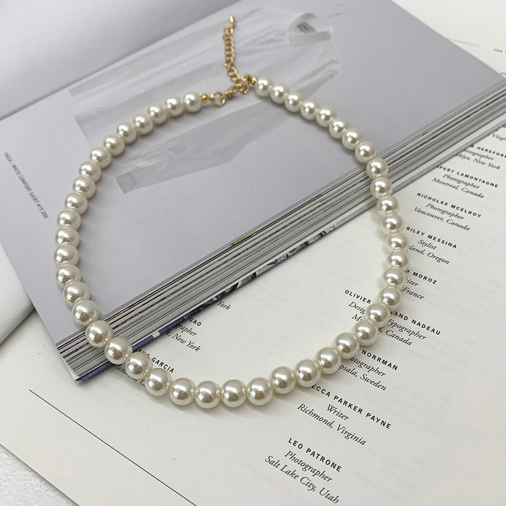 Classic Pearl Choker OA06