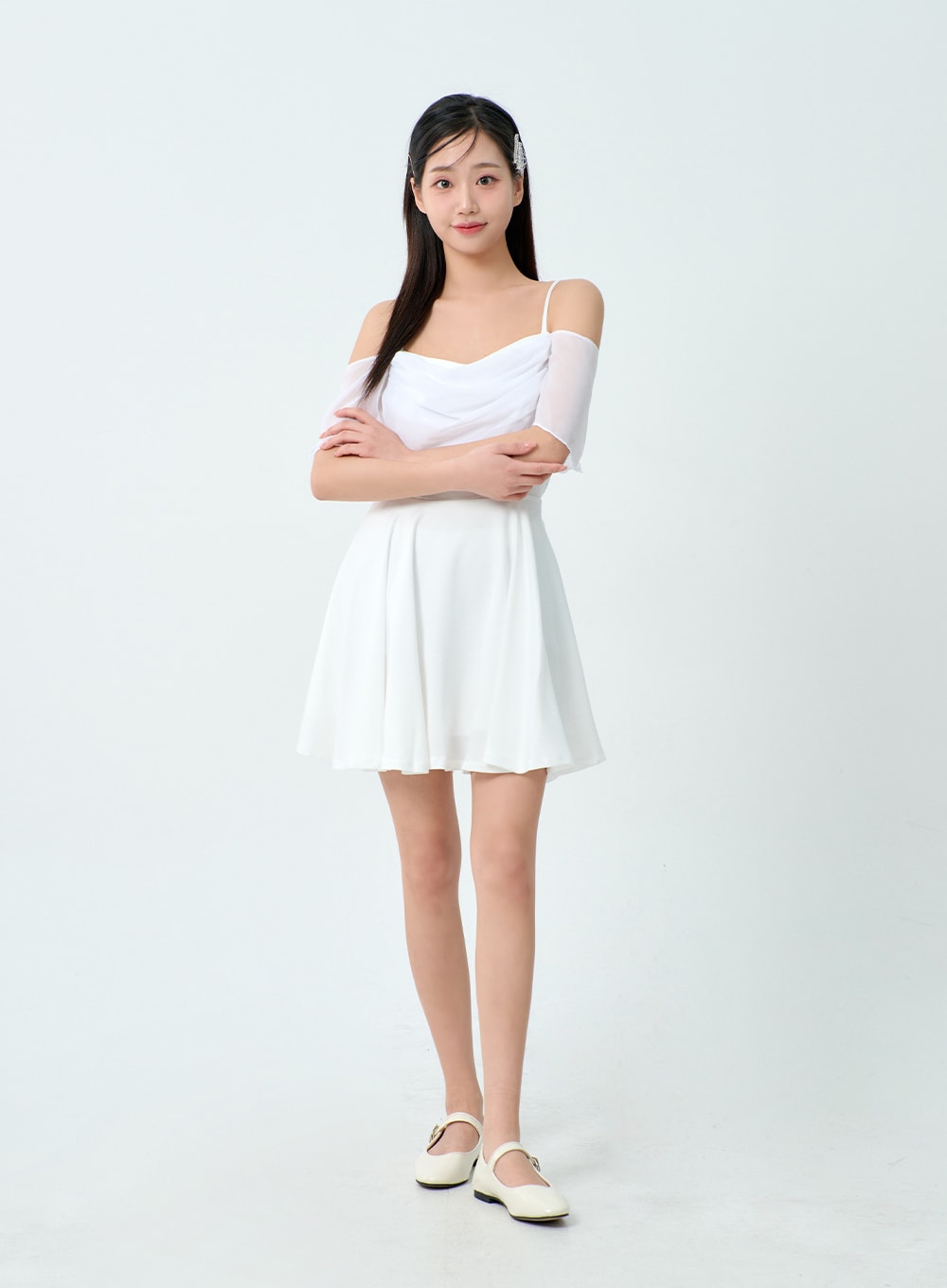 Off-Shoulder Mini Dress BM330