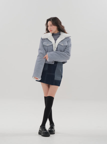 燈芯絨短款夾克 BS-B04011203