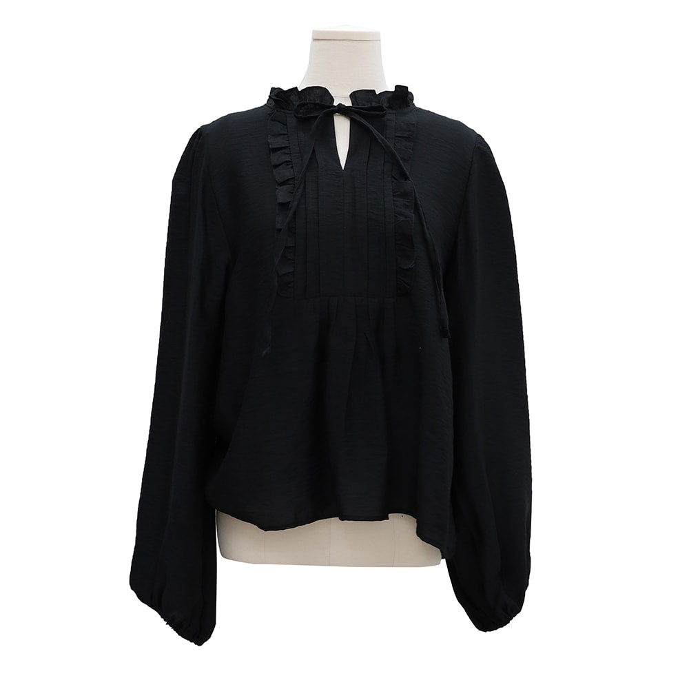 Modal Blouse with Frill Detail OM25