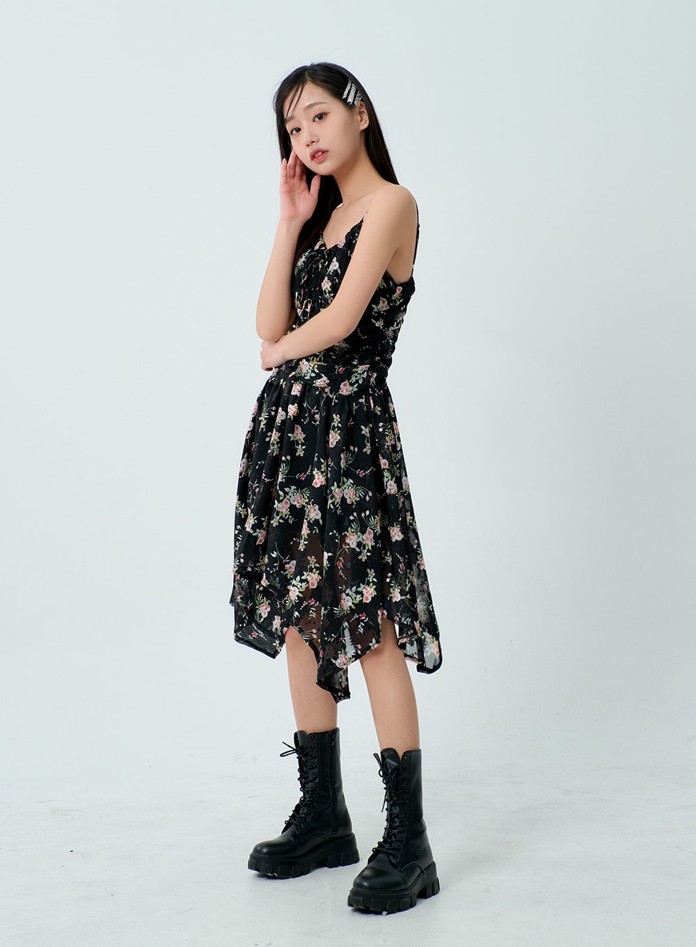 Flower Midi Dress BM330