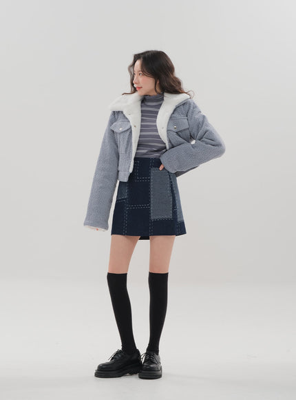 燈芯絨短款夾克 BS-B04011203