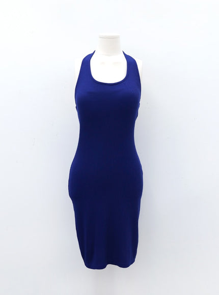 帶襯墊掛脖迷你緊身連衣裙 IM6