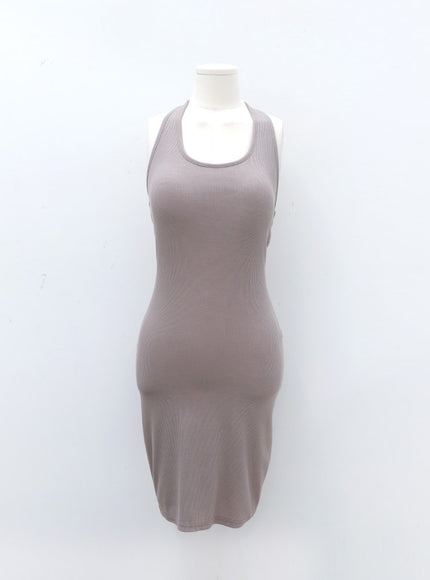 帶襯墊掛脖迷你緊身連衣裙 IM6