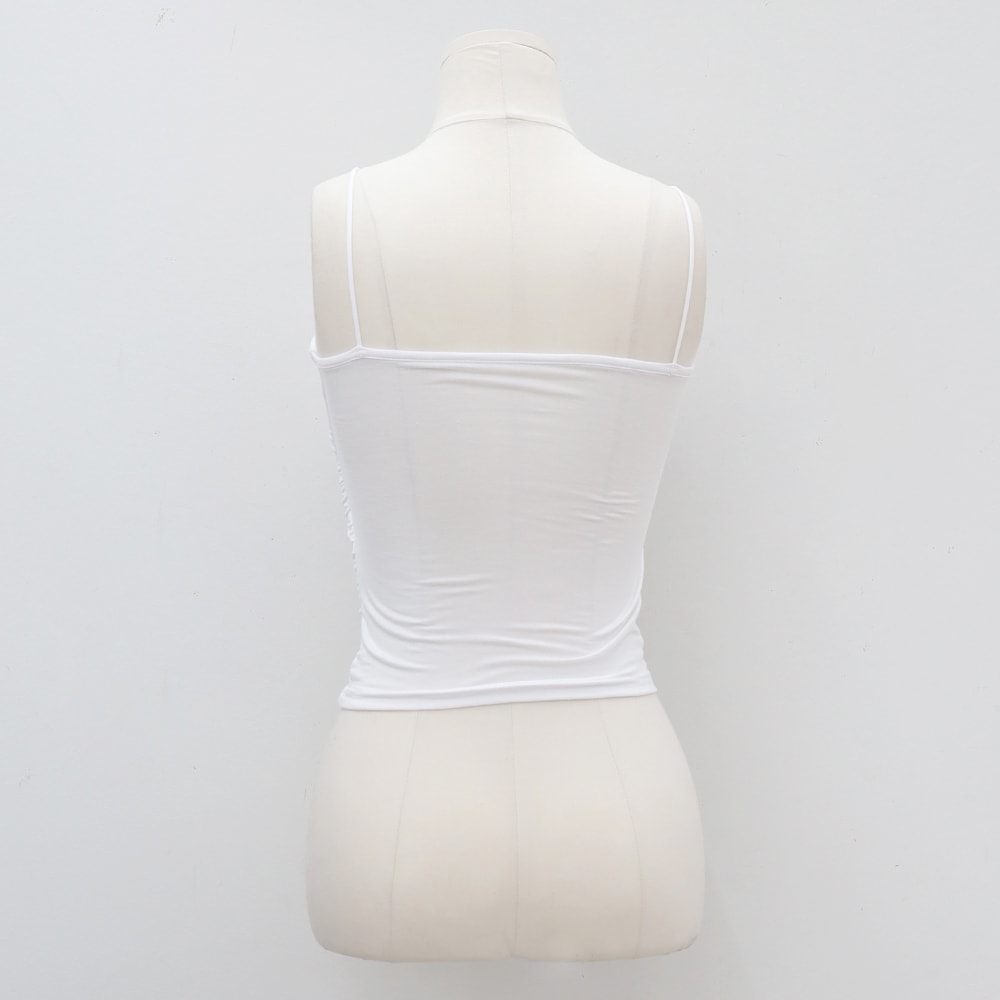 Shirred Cami Top with Padding IM10