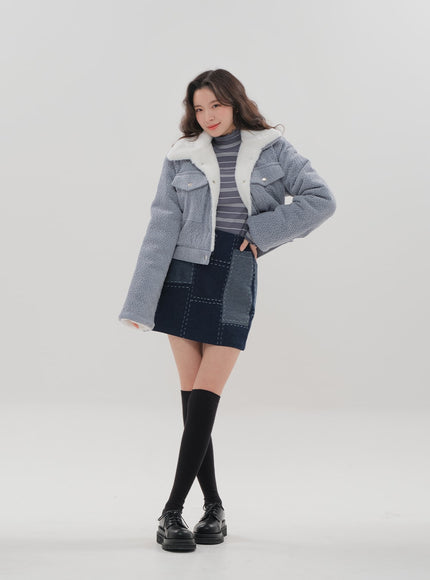 燈芯絨短款夾克 BS-B04011203