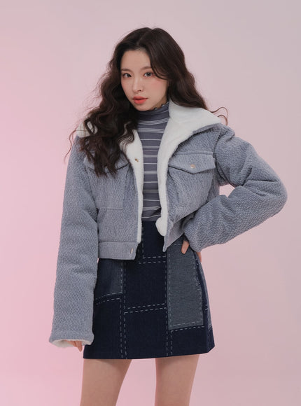 燈芯絨短款夾克 BS-B04011203