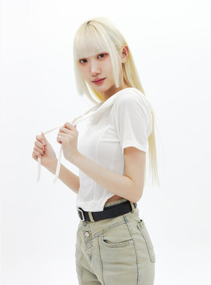 Beige Wash Bootcut Jeans BA320