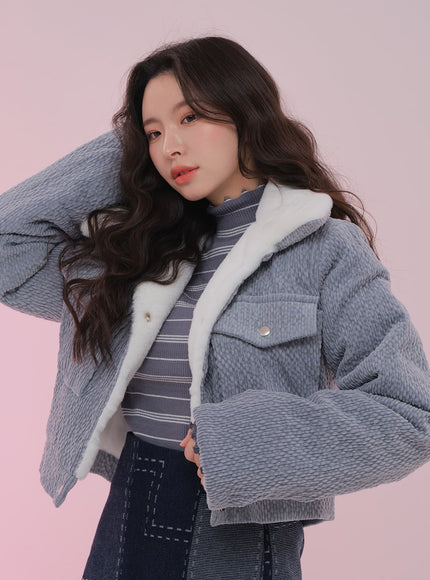 燈芯絨短款夾克 BS-B04011203