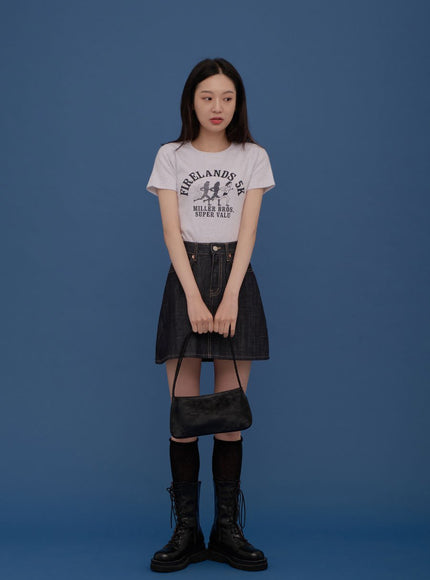 A-line Mini Skirt CA04