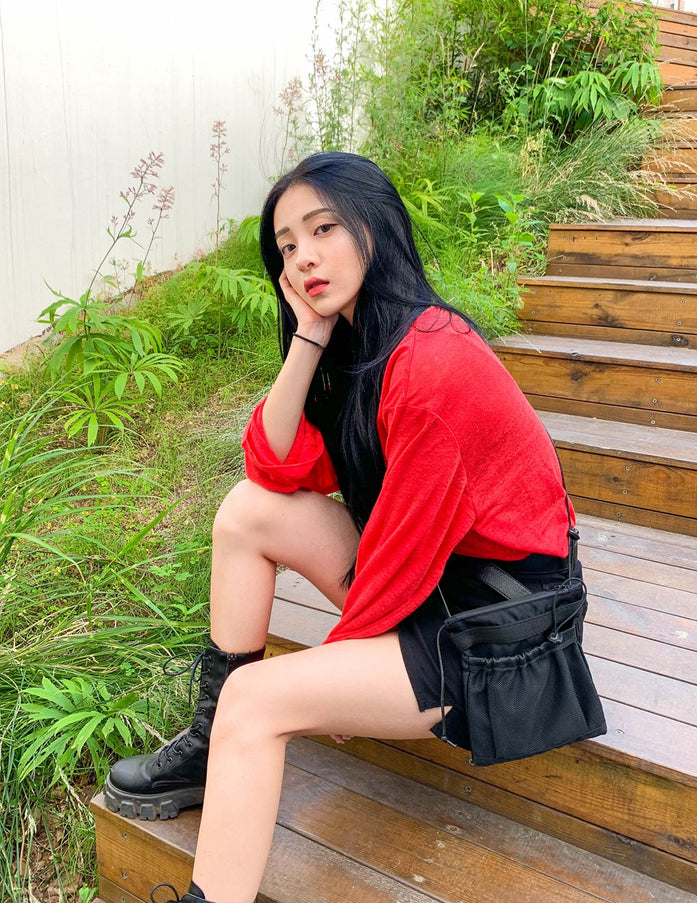 抽繩方形斜挎包 CCM02