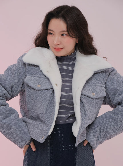 燈芯絨短款夾克 BS-B04011203