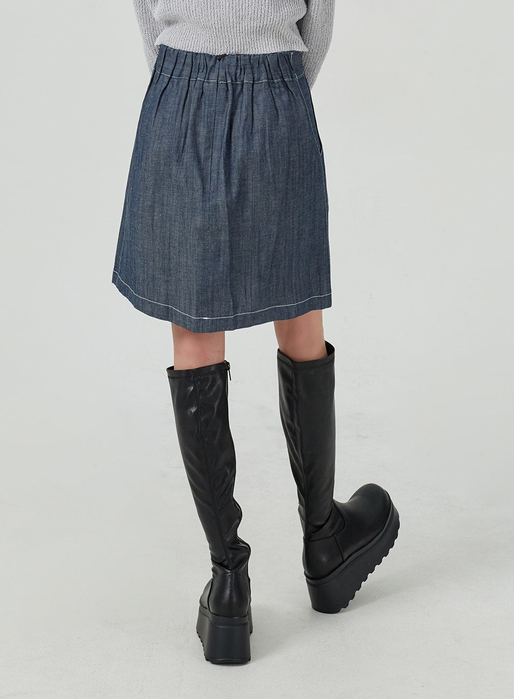 High Waist A-Line Mini Skirt BM327