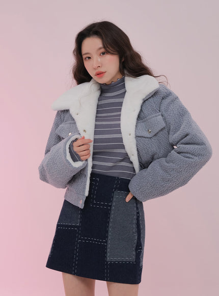 燈芯絨短款夾克 BS-B04011203