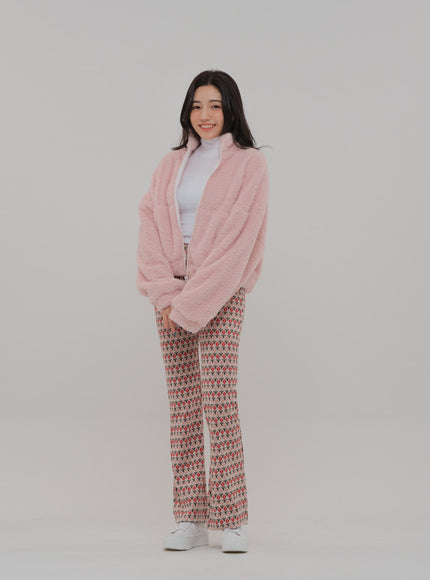 Floral Print Bootcut Pants BS-A27121102