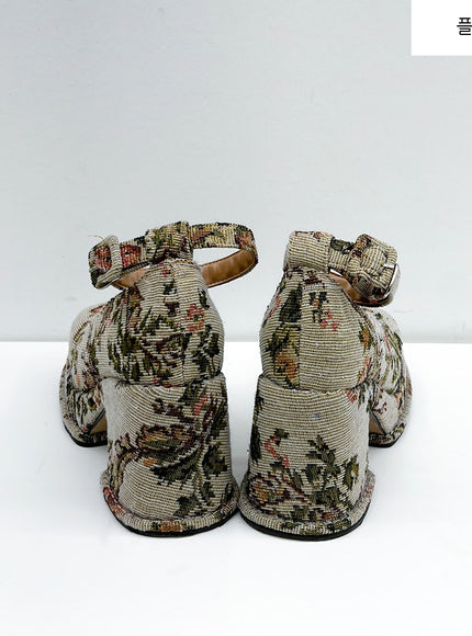 復古粗跟淺口鞋 BS-A2712S101