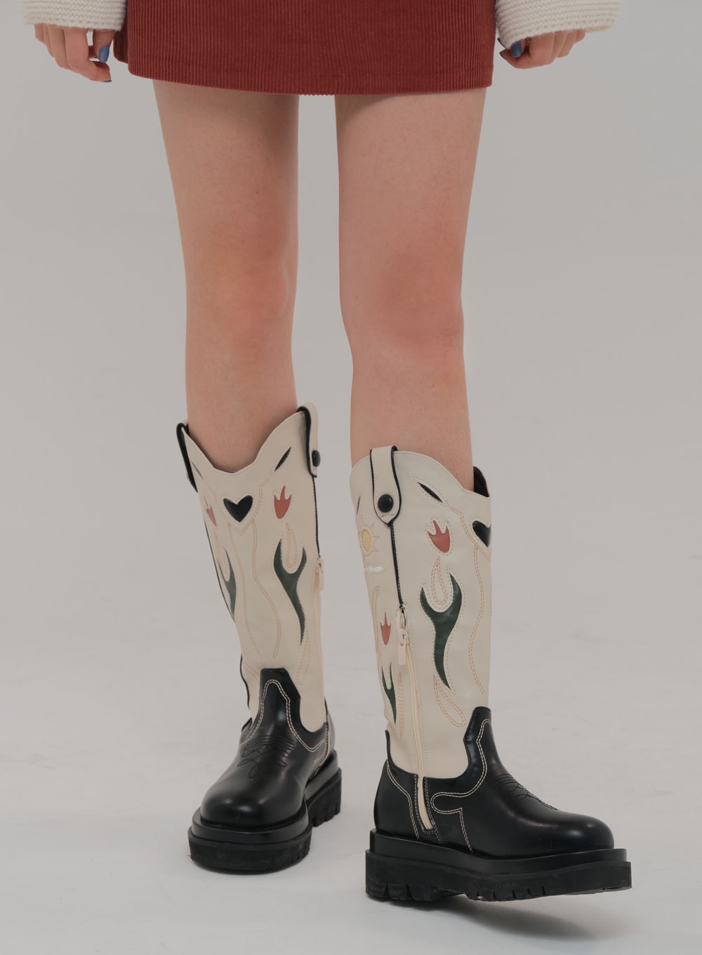 Floral Cowboy Boots BS-A2712S201
