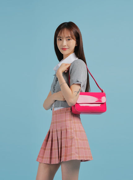 Plaid Pleated Tennis Skirt BA27