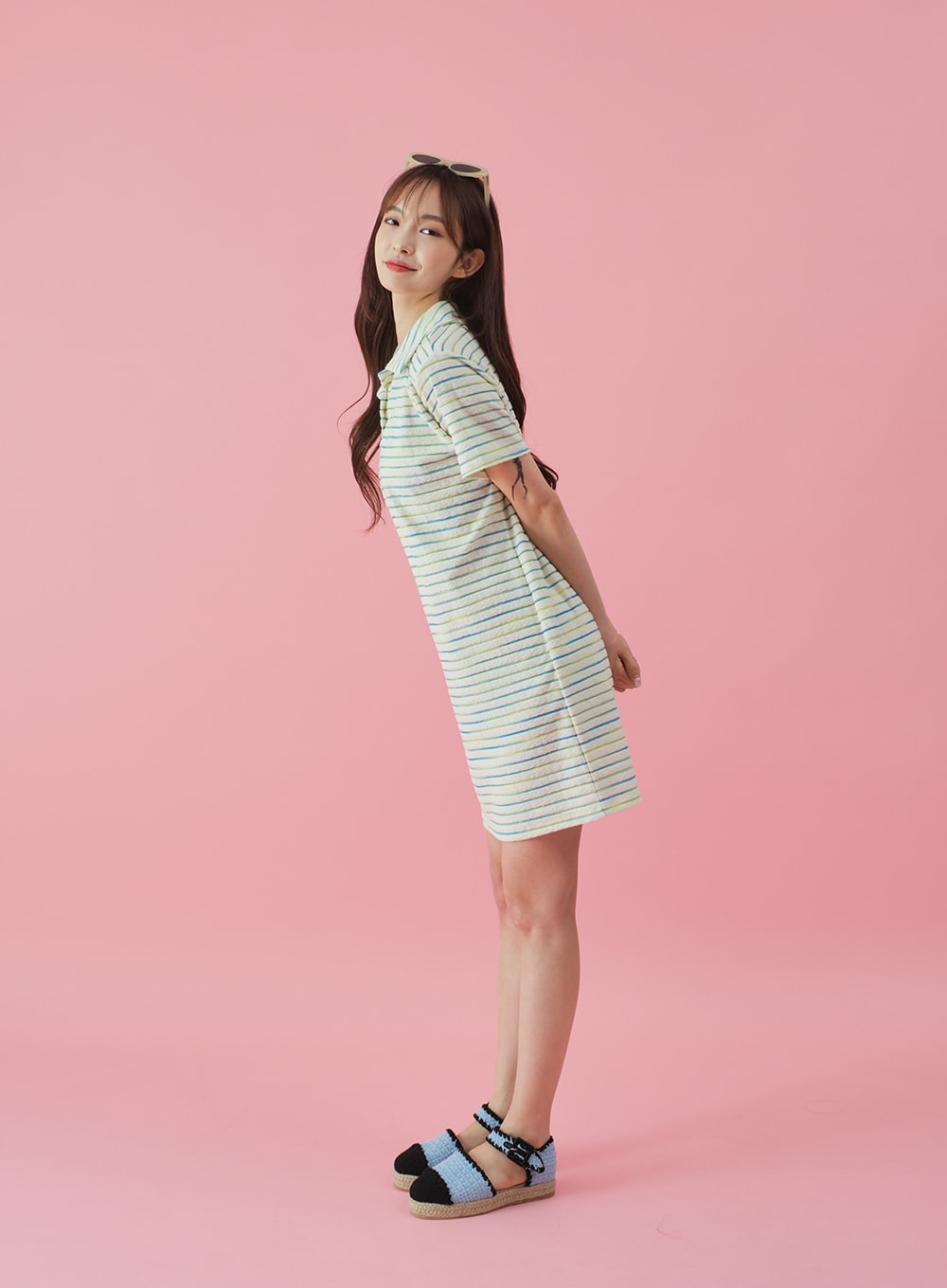 Terry Textured Mini Dress BY27