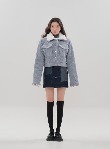 燈芯絨短款夾克 BS-B04011203