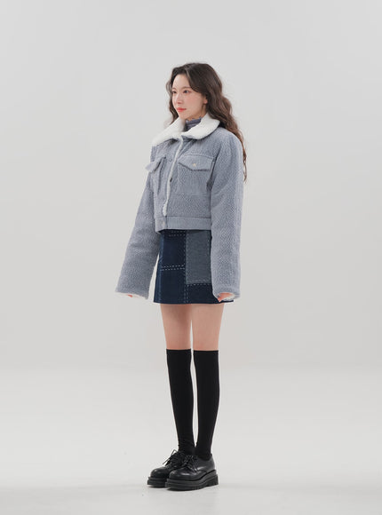 燈芯絨短款夾克 BS-B04011203