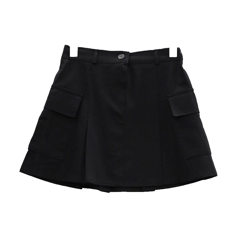 Double Pocket Pleated Mini Skirt OA01