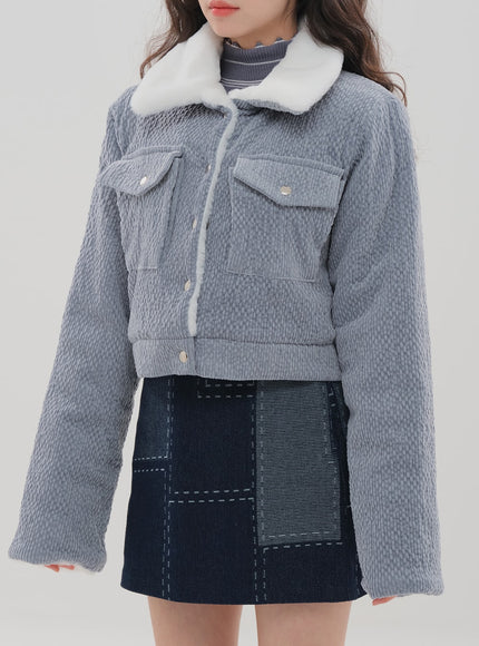 燈芯絨短款夾克 BS-B04011203