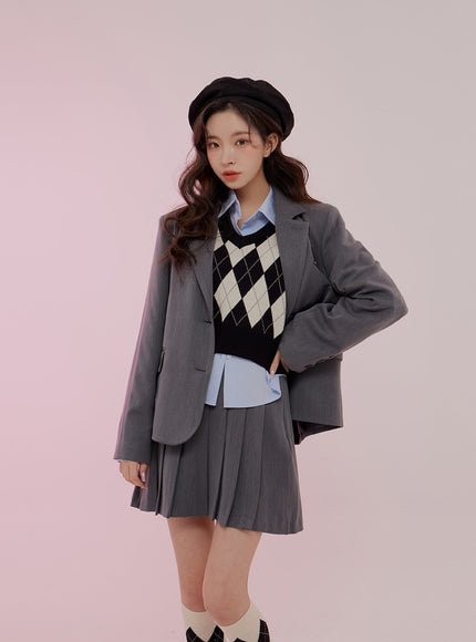 Cropped Long Sleeve Shirt B0802