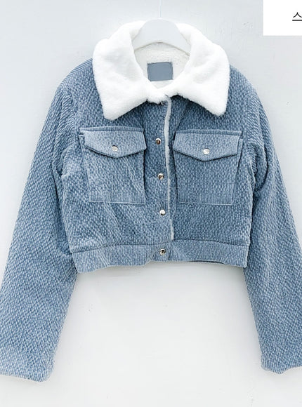 燈芯絨短款夾克 BS-B04011203