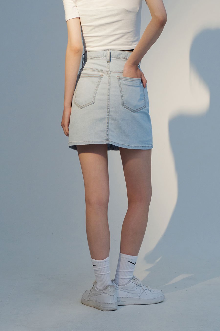 Short denim skirt - Women | Mango USA