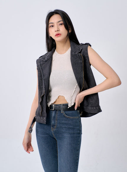 緊身九分牛仔褲 BA321