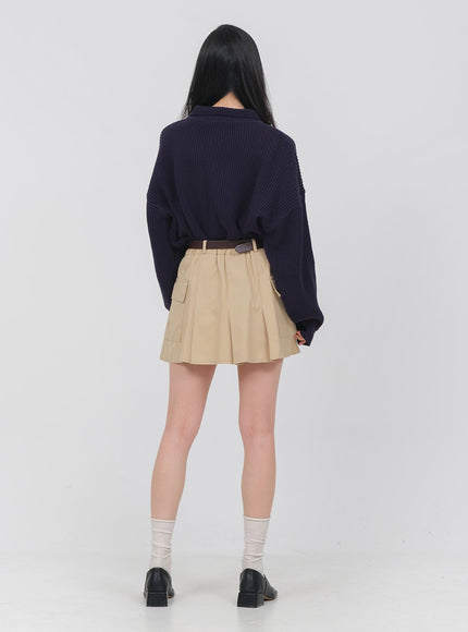 半拉鍊針織運動衫 OA01 