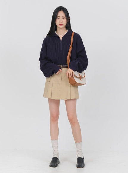 半拉鍊針織運動衫 OA01 