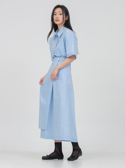 Flat Shoes with Toe Split OA22