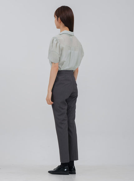 基本款修身精裁褲 OA26