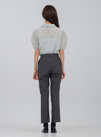 基本款修身精裁褲 OA26