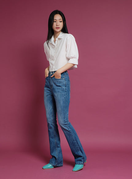 縫線細節高跟穆勒鞋 OY23