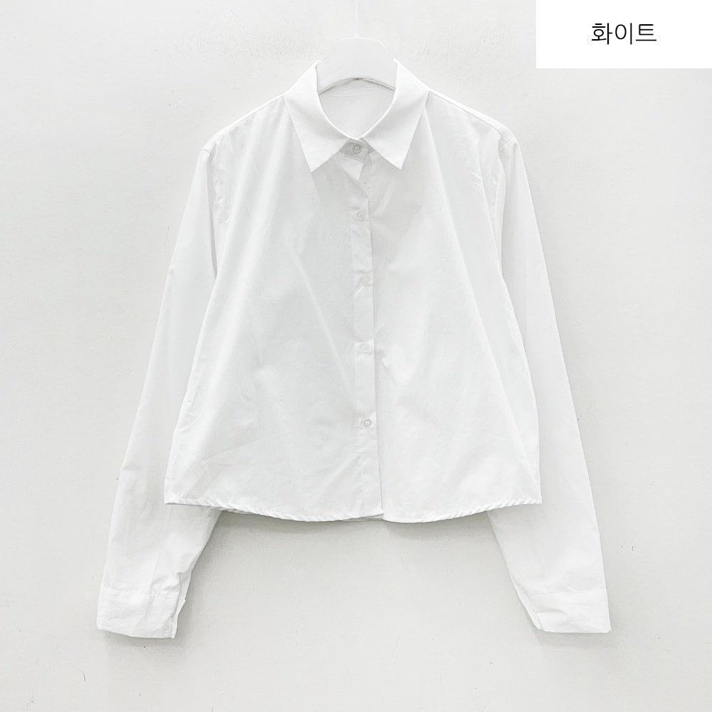 Cropped Long Sleeve Shirt B0802