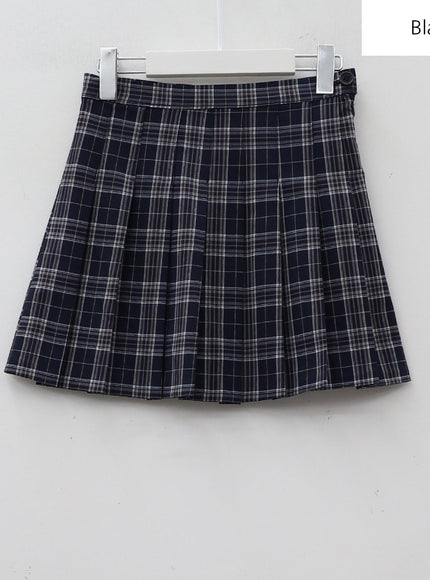Plaid Pleated Tennis Skirt BA27