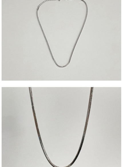 Silver Chain Necklace CM6