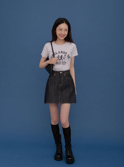 A-line Mini Skirt CA04