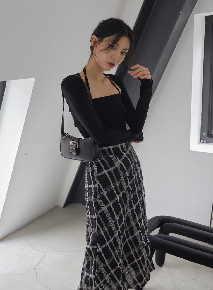 Cami Top & Long Sleeve Bolero Set - Korean Women's Fashion | LEWKIN