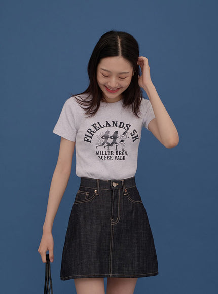 A-line Mini Skirt CA04