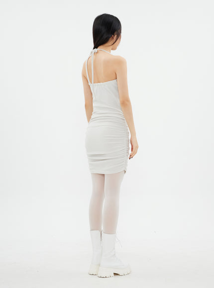 掛脖迷你連衣裙 K2302