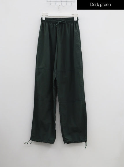 Drawstring Baggy Track Pants IF309
