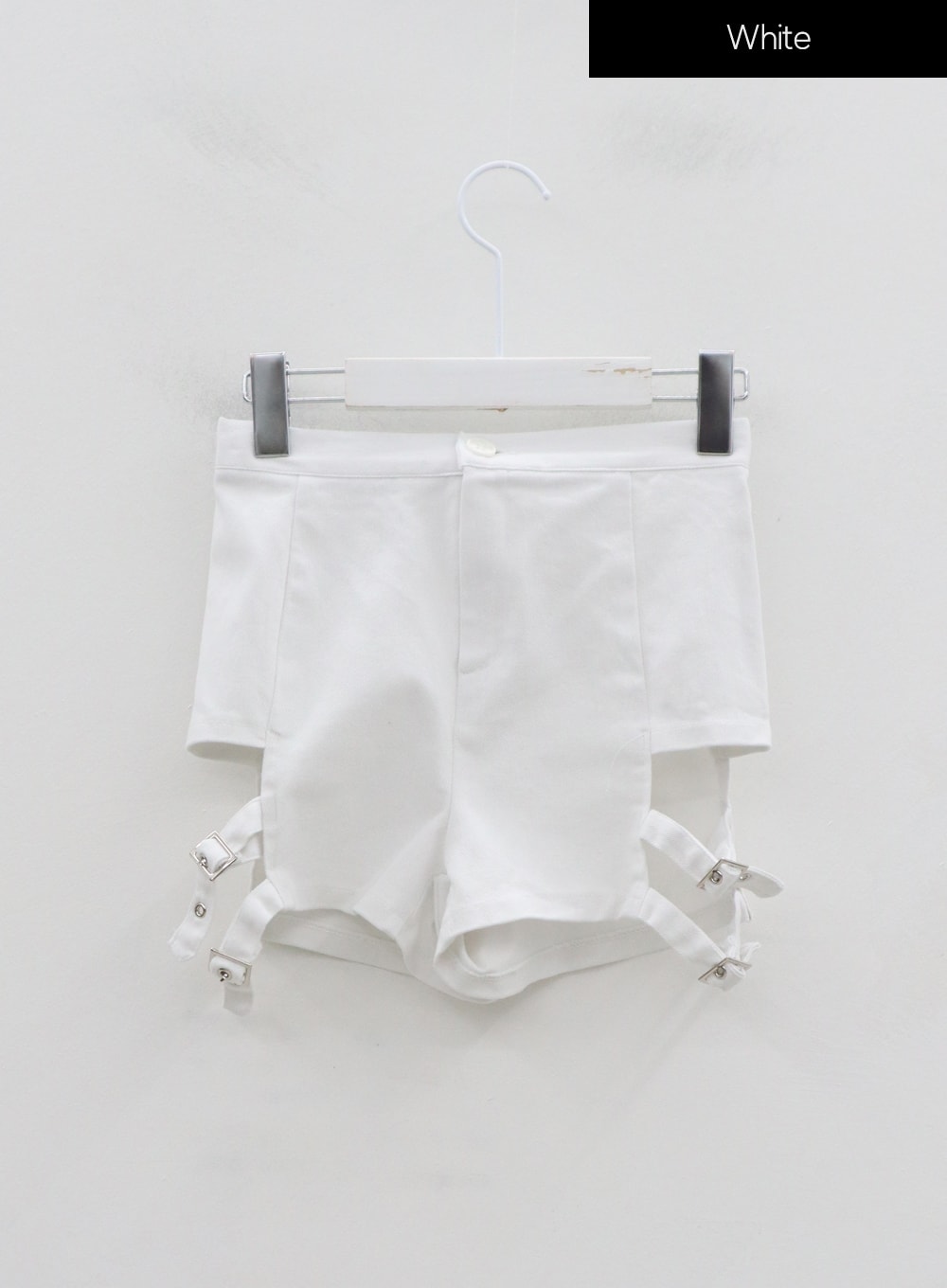 Side Belt Cotton Shorts IC06